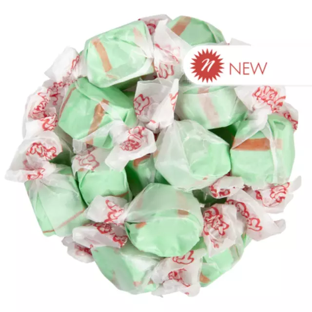 PICKLE FLAVORED Salt Water Taffy Candy ~ TAFFY TOWN ~ 2 LBS ~ Free Shipping