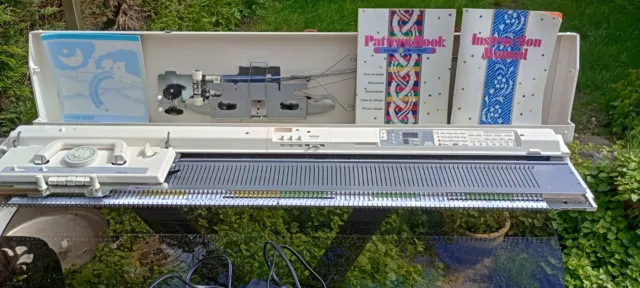 brother kh270 electroknit chunky knitting machine @ 9mm serviced and tested