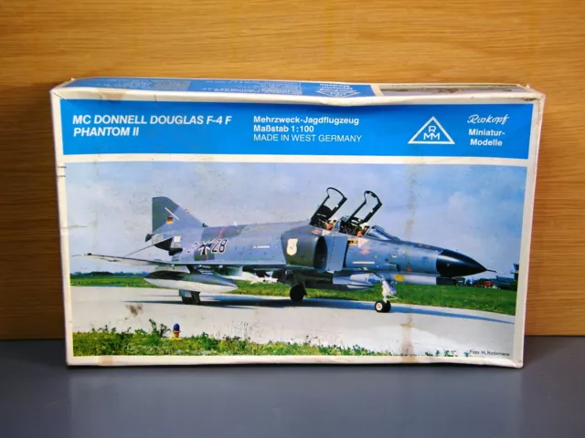 🚩Roskopf RMM 21 MC DONNELL DOUGLAS F-4 F PHANTOM II 2 - 1:100 Herpa Roco Schuco