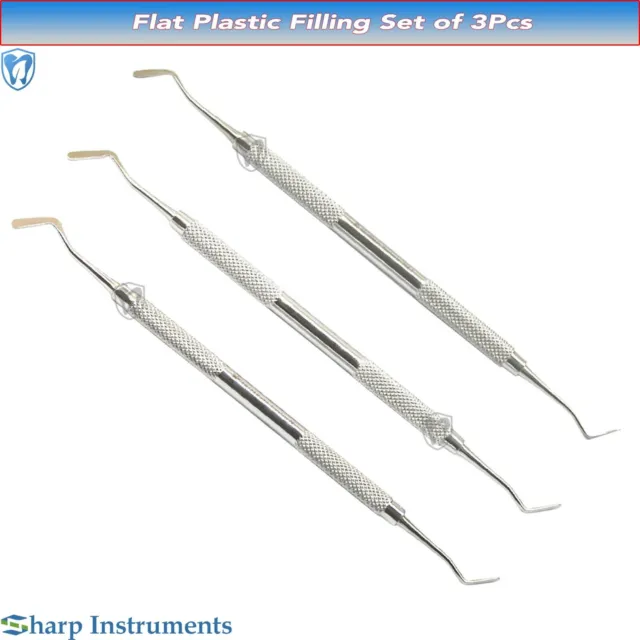 Flat Plastic Filling 2mm,2.5m,3mm Restorative Amalgam Filling Dental Instruments