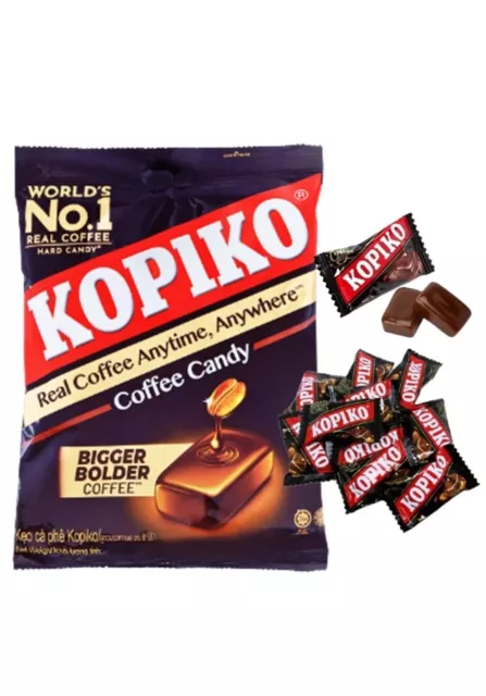 Kopiko Coffee Candy Variety Coffee  Flavor Hard Coffee Candy 350g. 100 Candy