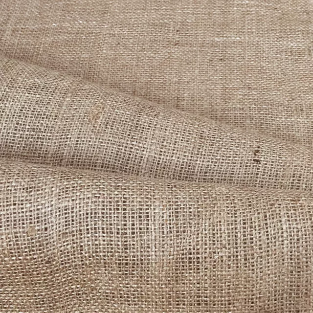 10oz Raw Hessian Jute Fabric Burlap Sack Garden Upholstery Material 54" Wide