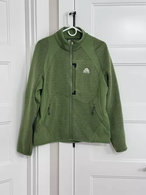 Nike ACG Sphere  Green Long Sleeve Full Zip Thermal Jacket Size XL(16-18)