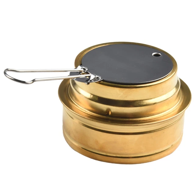 Lisutupode Poêle Chauffant À Alcool Déco Compact 40x19cm, Lampe Tornado