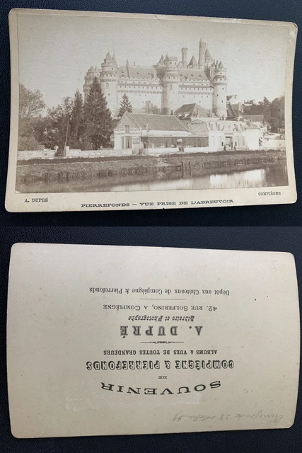 A. Sajous, France, Bagnères de Bigorre, Le Casino Vintage albumen print. Cachet