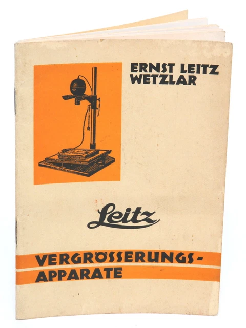 Vintage Leitz Leica Sales Brochure Instructions 47 pages List Photo 2451 d