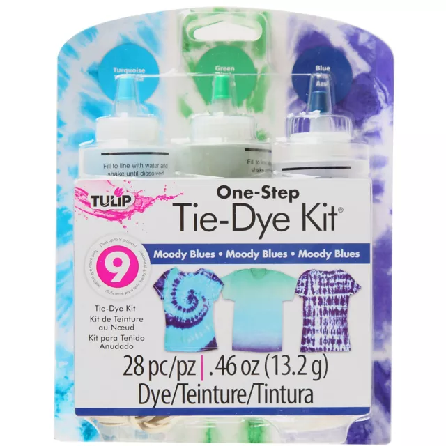 Paquete de 2 Tulipán Un Paso Tie-Dye Kit-Moody Blues TDKIT-31665