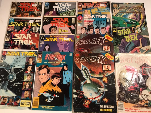 16 Bronze STAR TREK comics lot Gold Key