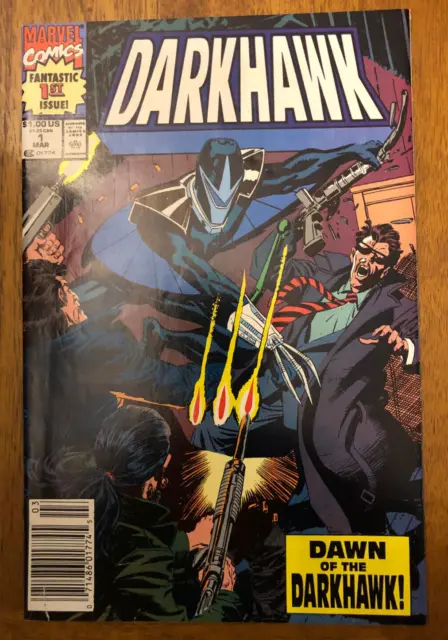 Darkhawk #1 1991 Marvel Newsstand 1St Appearance Of Darkhawk