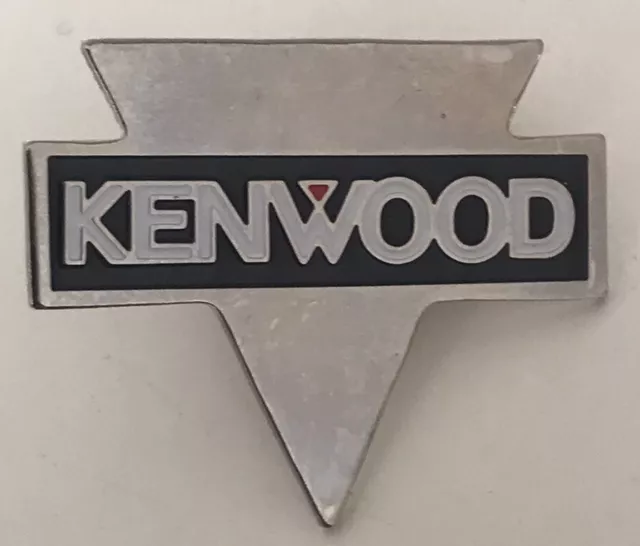 Very Old Kenwood Stereo Collectable Enamel Logo Pin Badge