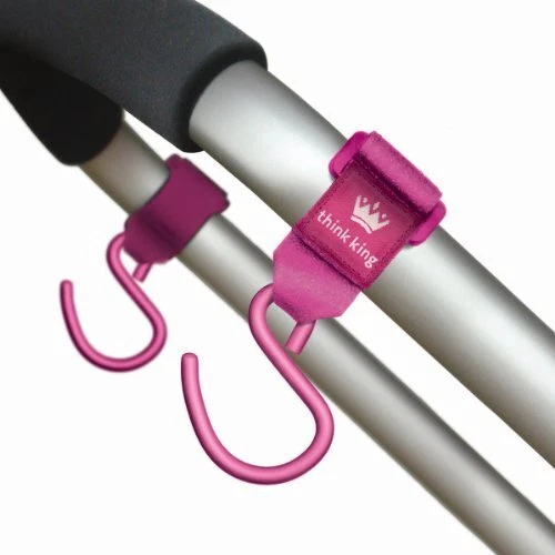 Think King Mighty Buggy Hooks Pink 2 Count