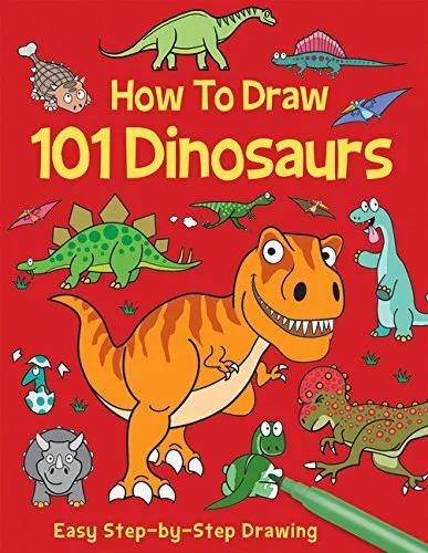 How to Draw 101 Dinosaurs by Tide Mill Media Book The Cheap Fast Free Post