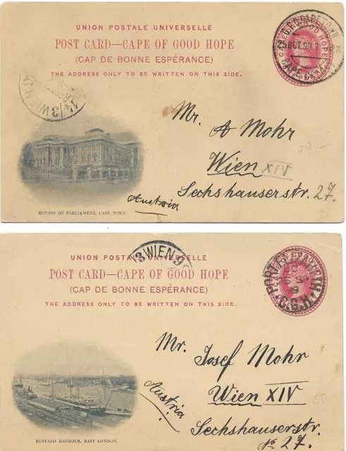 SOUTH AFRICA SOUTH AFRICA Cape of Good Hope Cape of Good Hope 2 illustrated PSCs