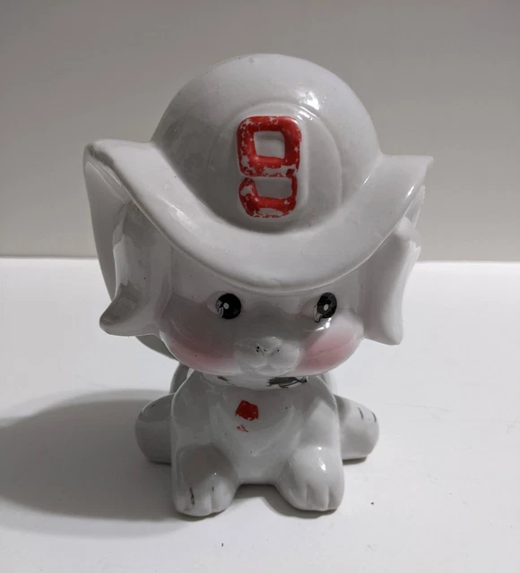 Puppy Fire Dog Vintage Porcelain Bank