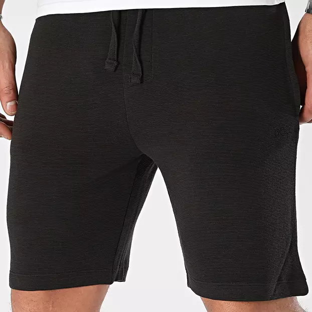 Hugo Boss Rib Shorts Black [50509326-001] 2