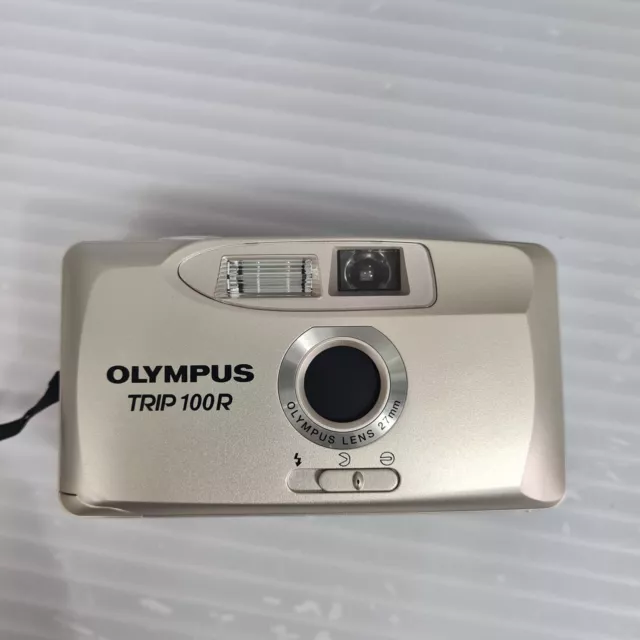 Olympus Trip 100R AF 27mm Point & Shoot Film Camera Working