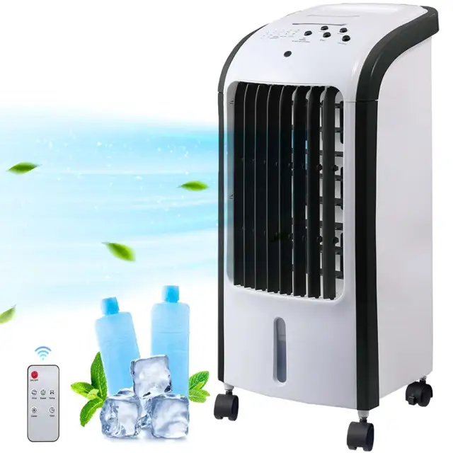 3-In-1 Portable Cooler Fan Evaporative Air Cooler W/ Remote Control Home Kitchen