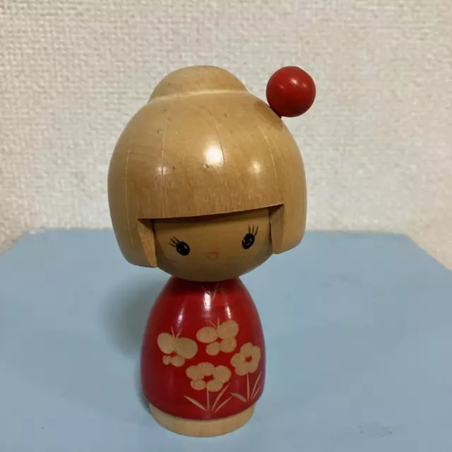 Woodwork Japanese Kokeshi Doll Magome Local Toy Artist'S Work 1976 Wood Carving