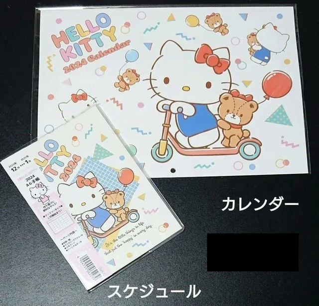 SANRIO HELLO KITTY 2024 Calendar & schedule book 39.00 PicClick
