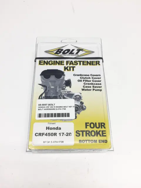 Honda Crf 450 R 17-20 Engine Bolt Kit 17-20, Bolt Hardware E-Cf4-1720