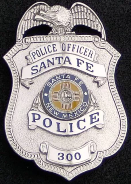 h/35***OLD-Policebadge: SANTA  FE  POLICE