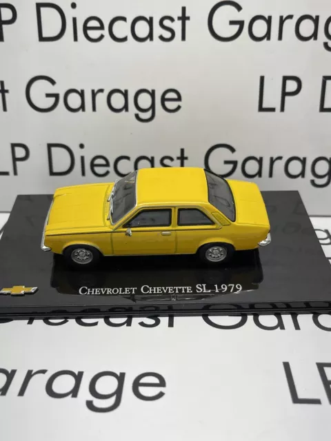 DIECAST MODEL 1979 Chevrolet Chevette SL Yellow 2 Door 1:43 Scale Diecast NEW