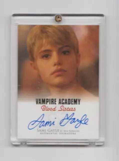 Vampire Academy Blood Sisters Autograph Trading Card Sami Gayle Mia Rinaldi (H2)