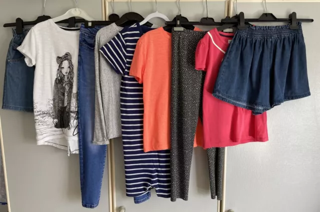 Girls Clothing Bundle 9 Items Next Etc Age 9-10 Years