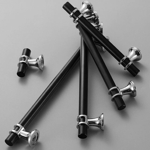 Aluminum T Bar Drawer Knobs Closet Pulls Kitchen Cabinet Door Handles Chrome Lot