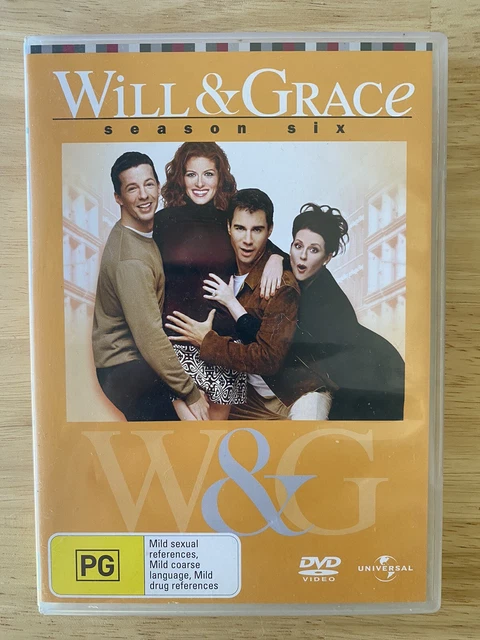 Will & and Grace Complete Season 6 - DVD - Region 4 Free Postage