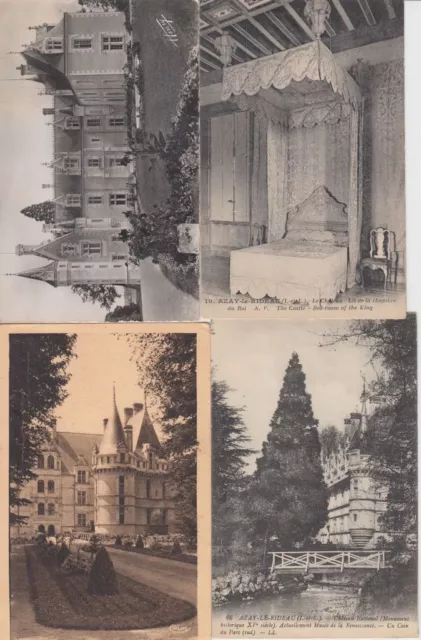 AZAY LE RIDEAU (DEP.37) 250 Postcards pre-1940 (L5948) 2