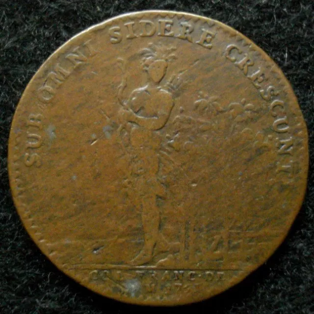 1751 Colonial Jeton American Indian Token Betts 385