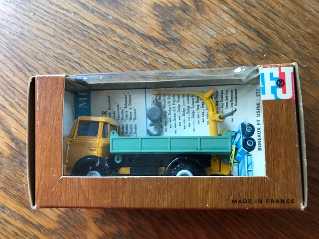 Miniature France Jouets FJ Berliet Benne état Neuf Boîte TBE