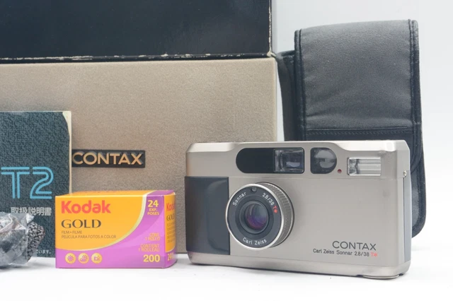 READ! [ NEAR MINT in BOX ] Contax T2 Titan 35mm Point & Shoot Film Camera JAPAN 3