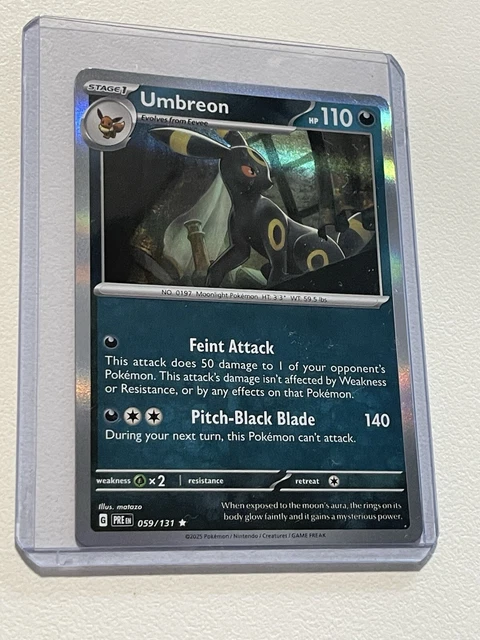 Espeon 033/131 Prismatic Evolutions Pokmon Card - Umbreon 059/131 Holo Rare  (Prismatic Evolutions) - Near Mint Condition Prismatic Evolution Pokemon
