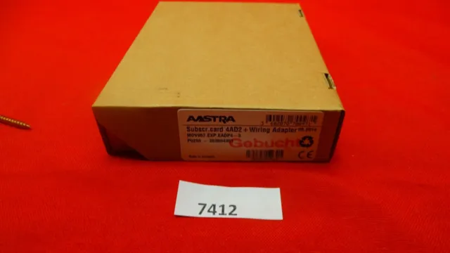 Aastra MOV957.EXP.EADP4-3 Subscr.card 4AD2 - MOV957.EXP.WA-2WR-2