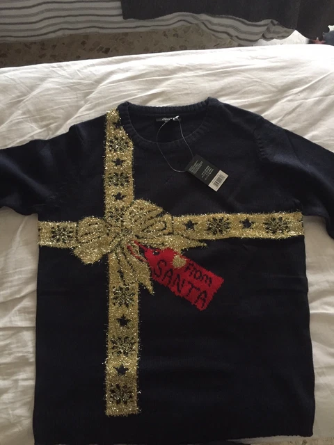 Maglione Natalizio Donna Esmara Taglia M Blu nuovo con cartellino