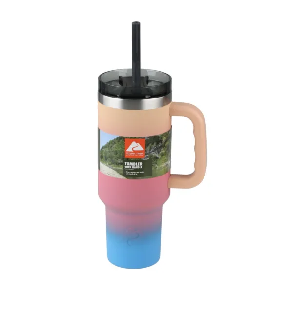 Ozark Trail 40 oz Vacuum Insulated Stainless Steel Tumbler Gradient Color