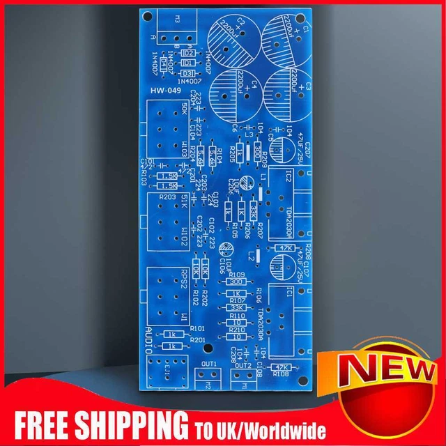 TDA2030A ELECTRONIC AMPLIFIER Dual Channel Power Amplifier Splitter 2 ...