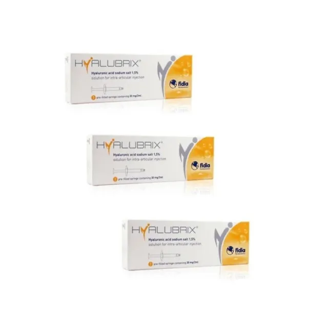 Hyalubrix Fidia 30mg/2ml - 3 Siringhe - Benessere Articolare - Sigillato e Nuovo