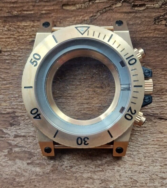 Muscle XXL watch case swiss made ref. 8023 for ETA Valjoux 7750 movement Saphir Muscle XXL watch case swiss made ref. 8023 for ETA Valjoux 7750 movement Saphir