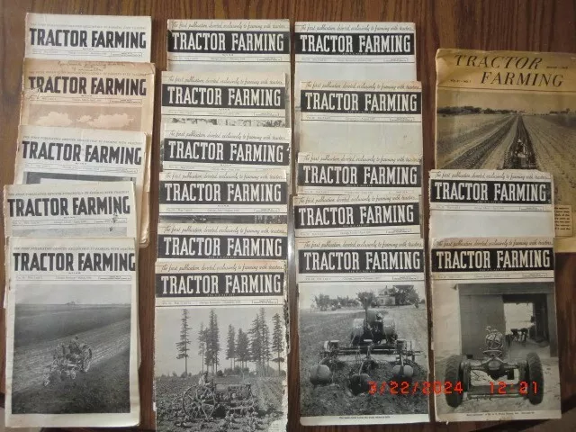 19 Vintage TRACTOR FARMING Magazines International Harvester