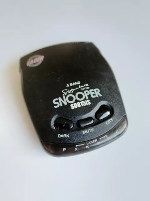 SNOOPER Long Range Radar/Laser Detector In Black -SD715is