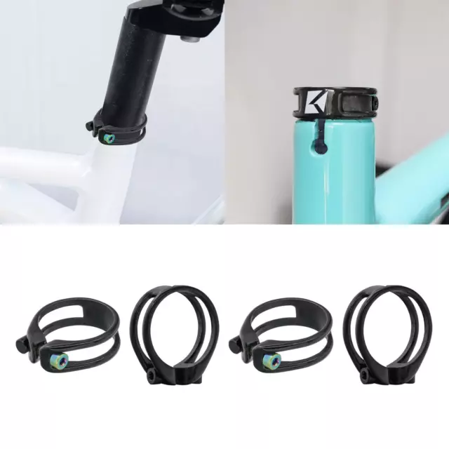 Bike Seatpost Clamp Premium Seat Adapter for Road Bikes Riding Components