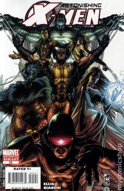 Astonishing X-Men #25C Bianchi Variant 2nd Printing VF 2008 Stock Image