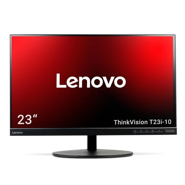 Lenovo ThinkVision T23i-10 WLED FULL HD 1920x1080 IPS DP HDMI VGA Schwarz