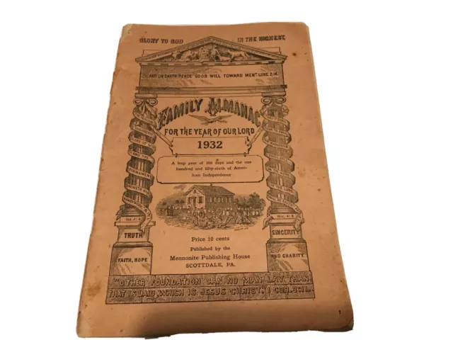 1932 Mennonite Family Almanac