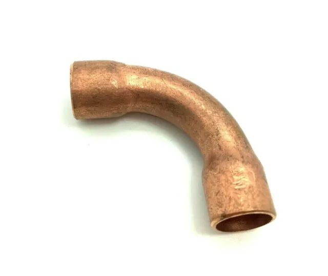 3/8" OD Long Radius 90° Elbow Copper Fitting MADE IN USA Mueller - W 02716