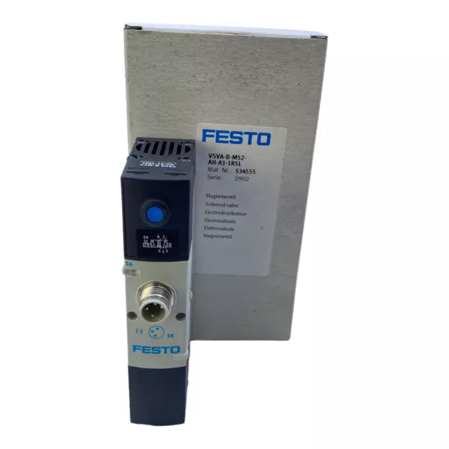 Festo VSVA-B-M52-AH-A1-1R5L Magnetic Valve 534555 3-8 Species