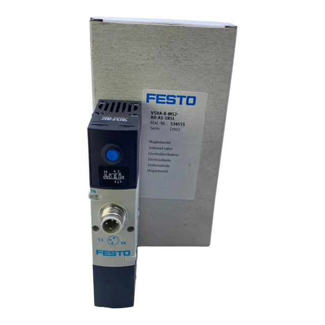 Festo VSVA-B-M52-AH-A1-1R5L Vanne Magnétique 534555 3 Jusqu'À 8 Espèces